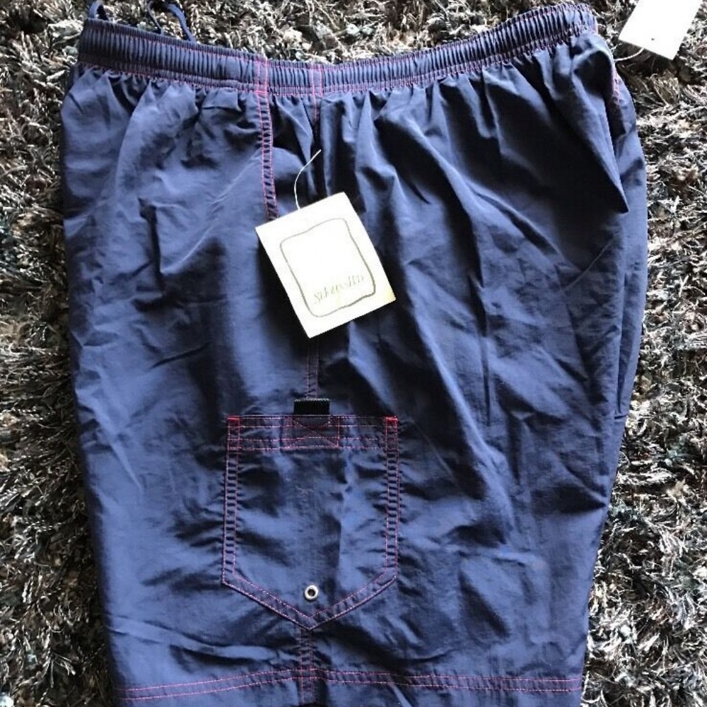St. John's Bay Mens Blue‎ Board Shorts Sz L NEW